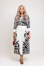 Zebra Print Co-Ord Set — front view