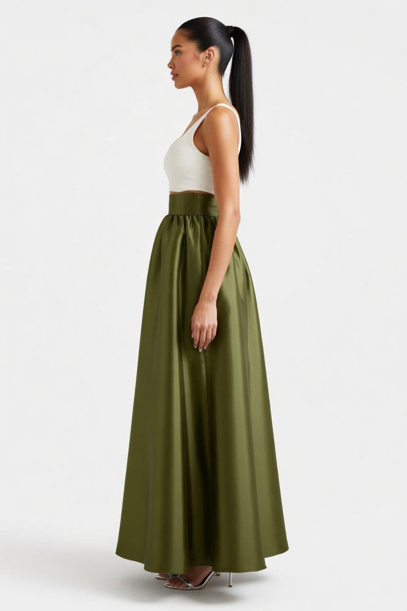 High-Waist Utility Skirt — side view