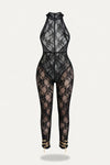 Halter Backless Bodycon Jumpsuit