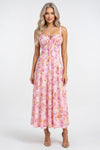 Printed Halter Maxi Dress