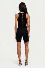 Cut-Out Knit Vest — back view