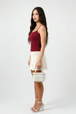 Ribbed Camisole with Built-in Bra — side view