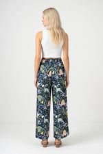 Leopard Print Elastic Waist Skirt — back view