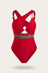 One-Shoulder Cut-Out Swimsuit