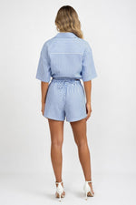 Striped Co-ord Set — back view