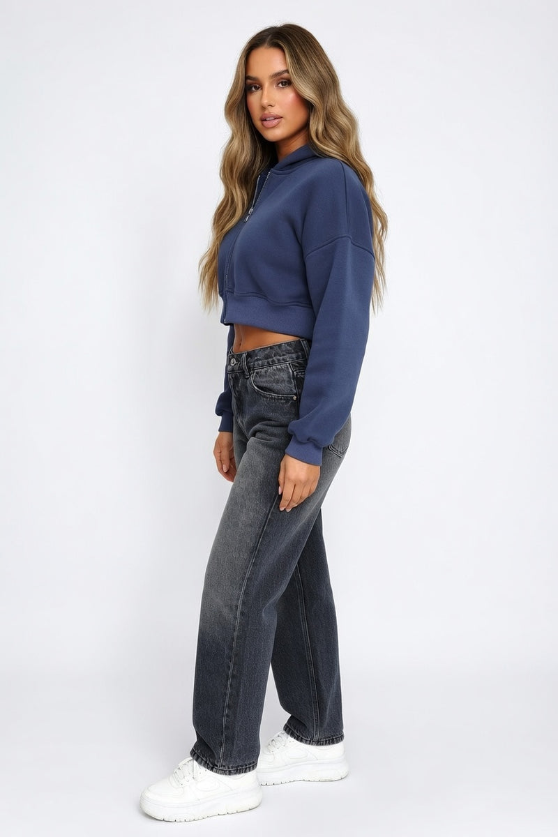 Oversized Hooded Sweatshirt — side view