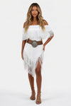 Fringe Mini Dress
