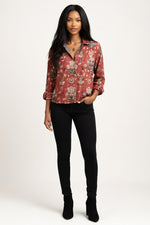 Printed Cotton-Blend Shirt — Vintage 3