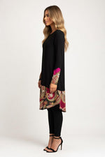 Printed Midi Dress — side view