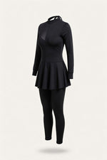 Long-Sleeve Swim Suit — side view