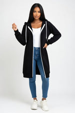 Oversized Pocket Sweatshirt — Black