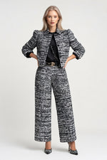 Structured Blazer Wide-Leg Trouser Co-ord — front view
