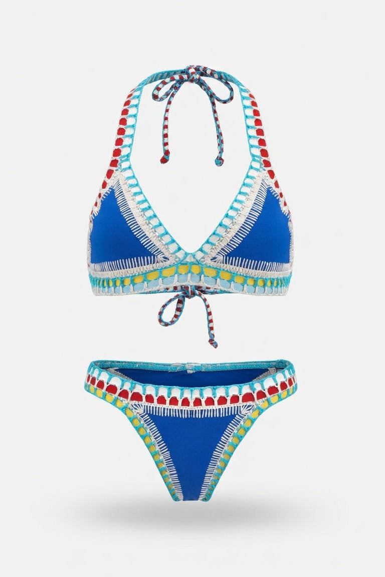 Crochet Bikini Set — Royal Blue
