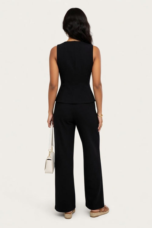 Sleeveless Co-ord Set — back view
