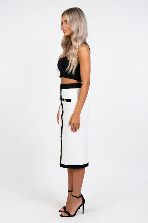 Bandage Mini Skirt — side view