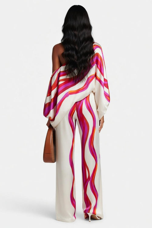 Off-Shoulder Co-ord Set — back view