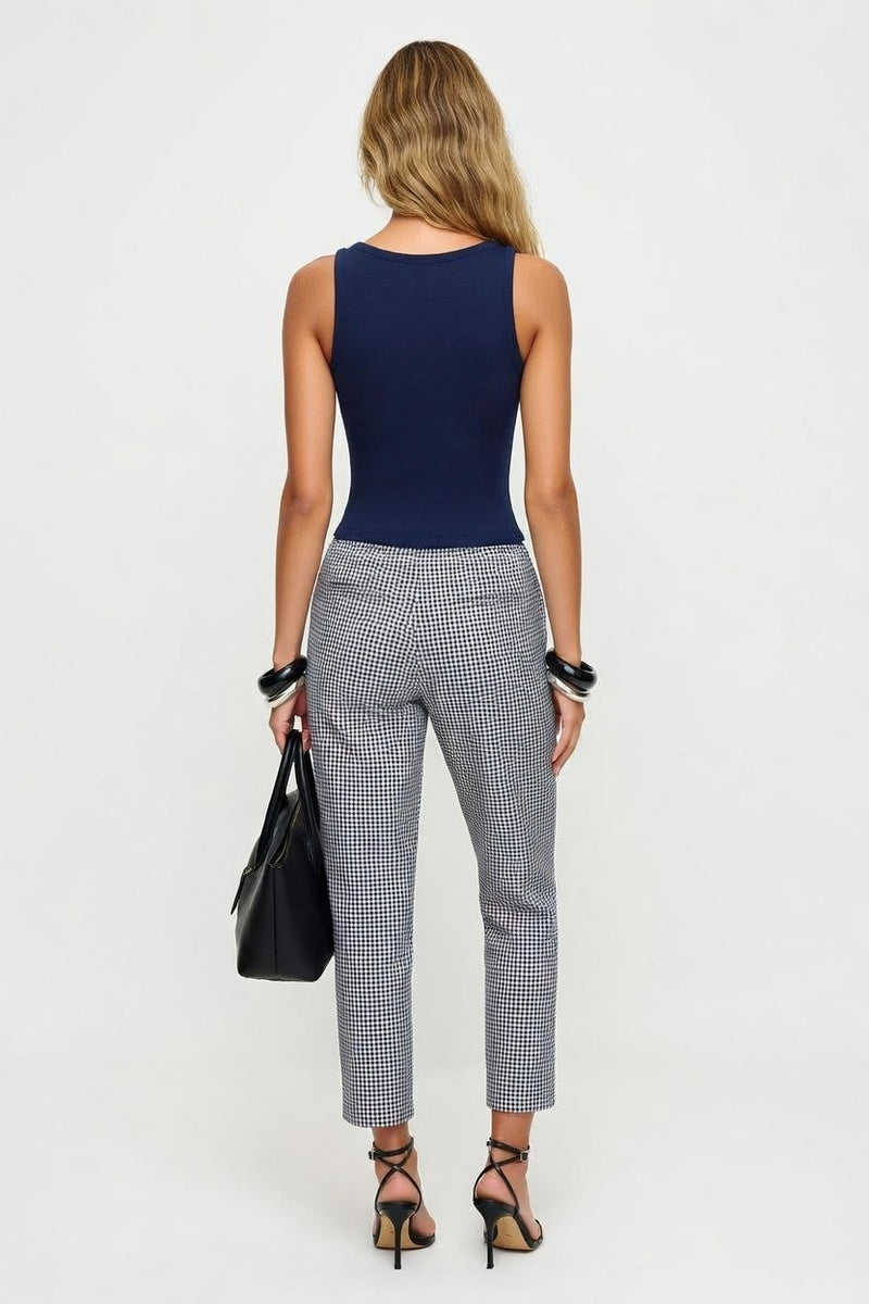 Ribbed Tank Top — back view