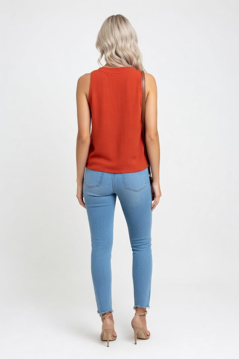 Solid Cami Top — back view
