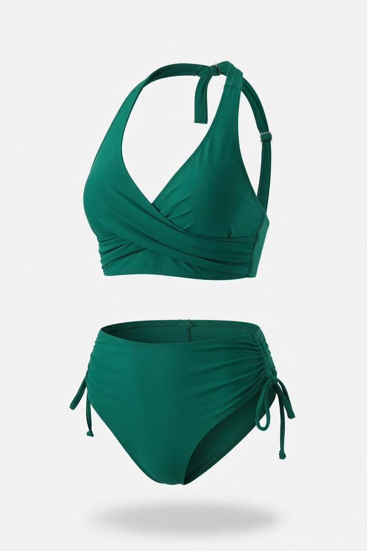 Twist Strap Bikini — Green