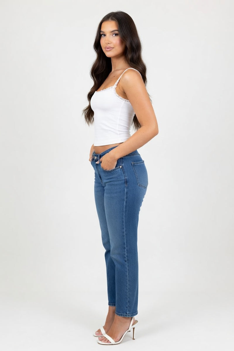 Lace Halter Top — side view