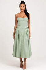 Cami Slip Dress — Light Green