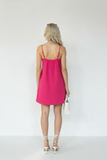 Halter Mini Dress — back view