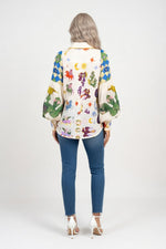 Graffiti Print Shirt — back view