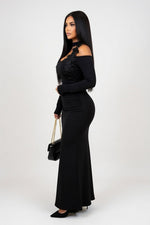 Lace Bodycon Dress — side view