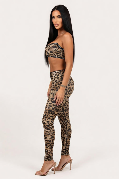 Leopard Print Co-Ord Set — side view