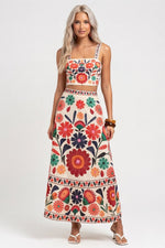 Printed Halter Co-Ord Set — Floral