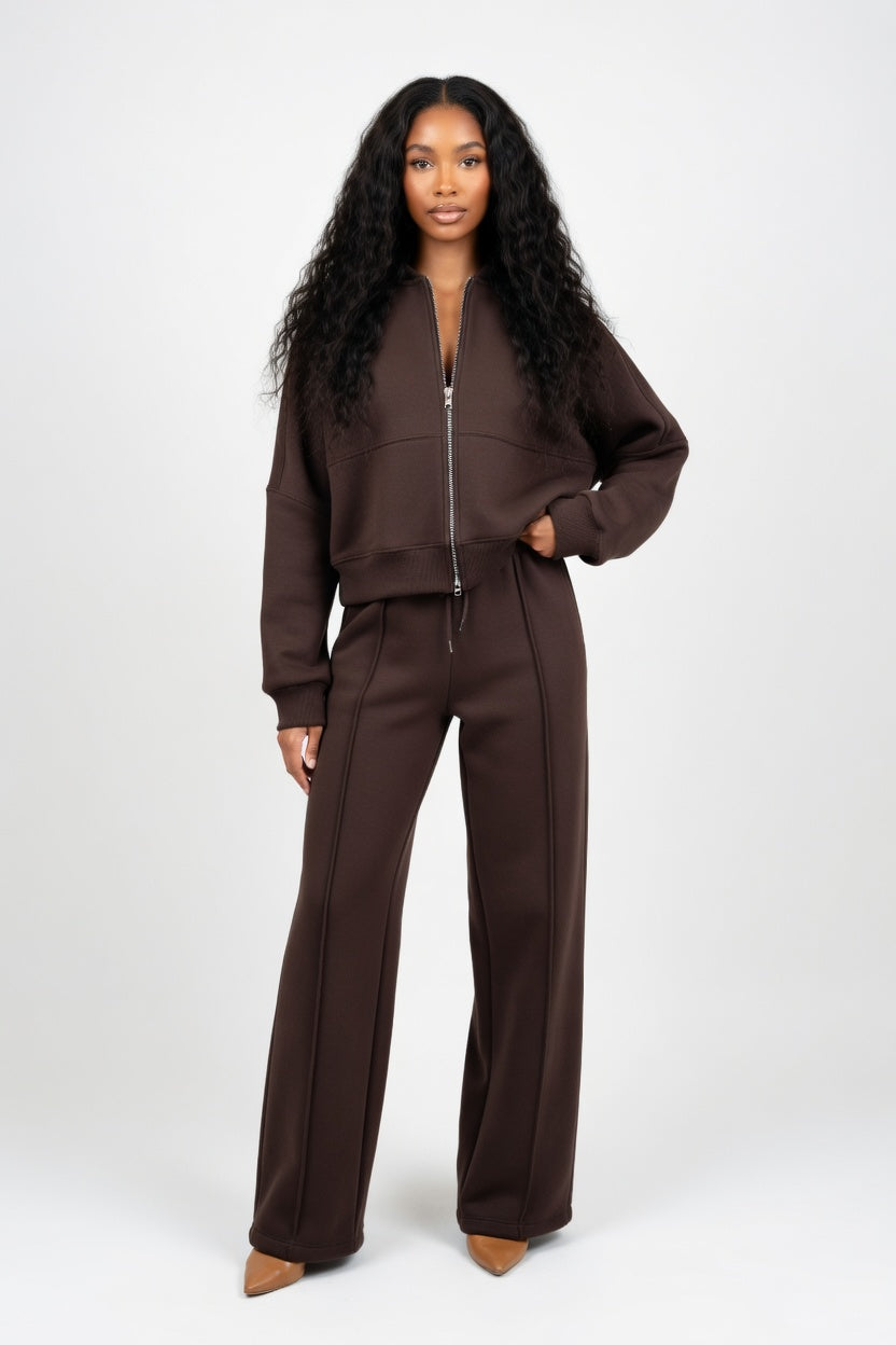 Zip Front Tracksuit Co-ord — front view
