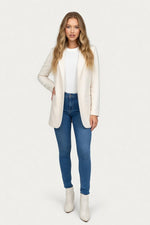 Lapel Woolen Coat — front view
