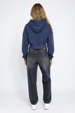 Oversized Hooded Sweatshirt — back view