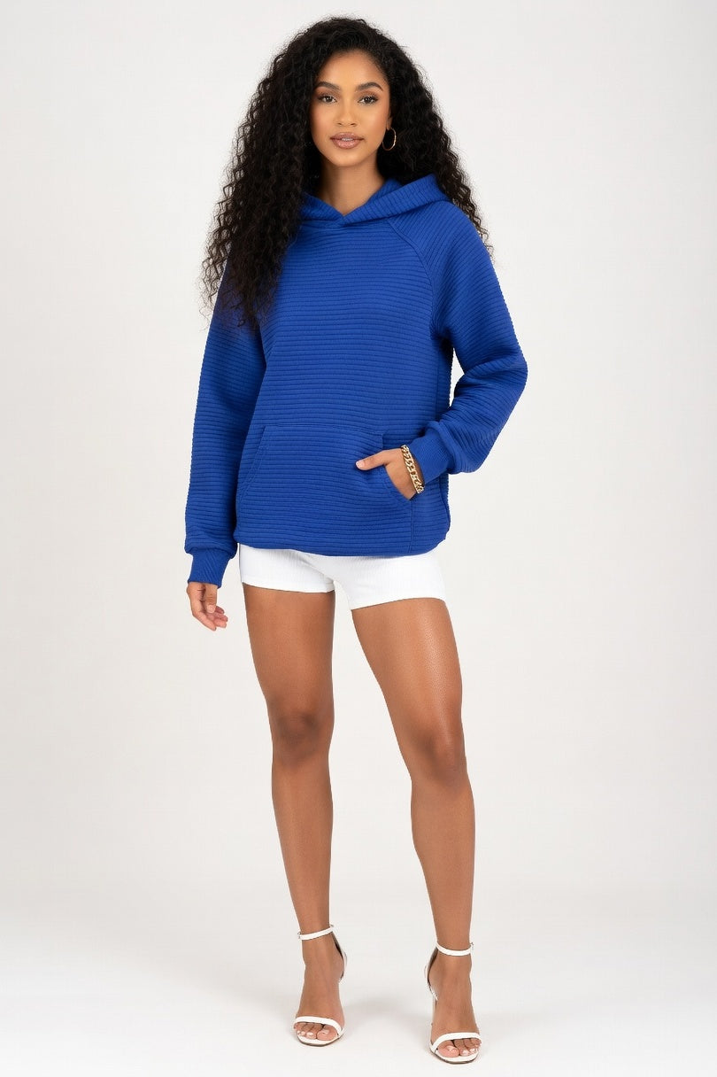 Hooded Sweatshirt — Royal Blue