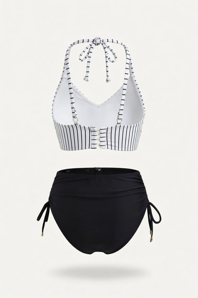Drawstring Bikini Set — back view