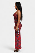 Halter Backless Mini Dress — side view