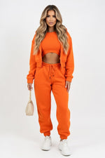 Hooded Sweat Set — Orange