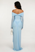 One Shoulder Strap Dress — back view