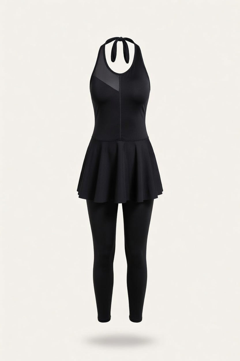Long-Sleeve Swim Suit — front view