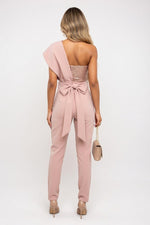 Sequin Sleeveless Jumpsuit — back view