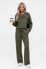 Tailored Co-Ord Set — Army Green