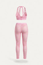 Halter Co-ord Set — back view