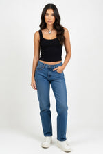 Lace Camisole Top — Black