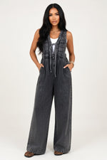 Sleeveless Jumpsuit — Grey