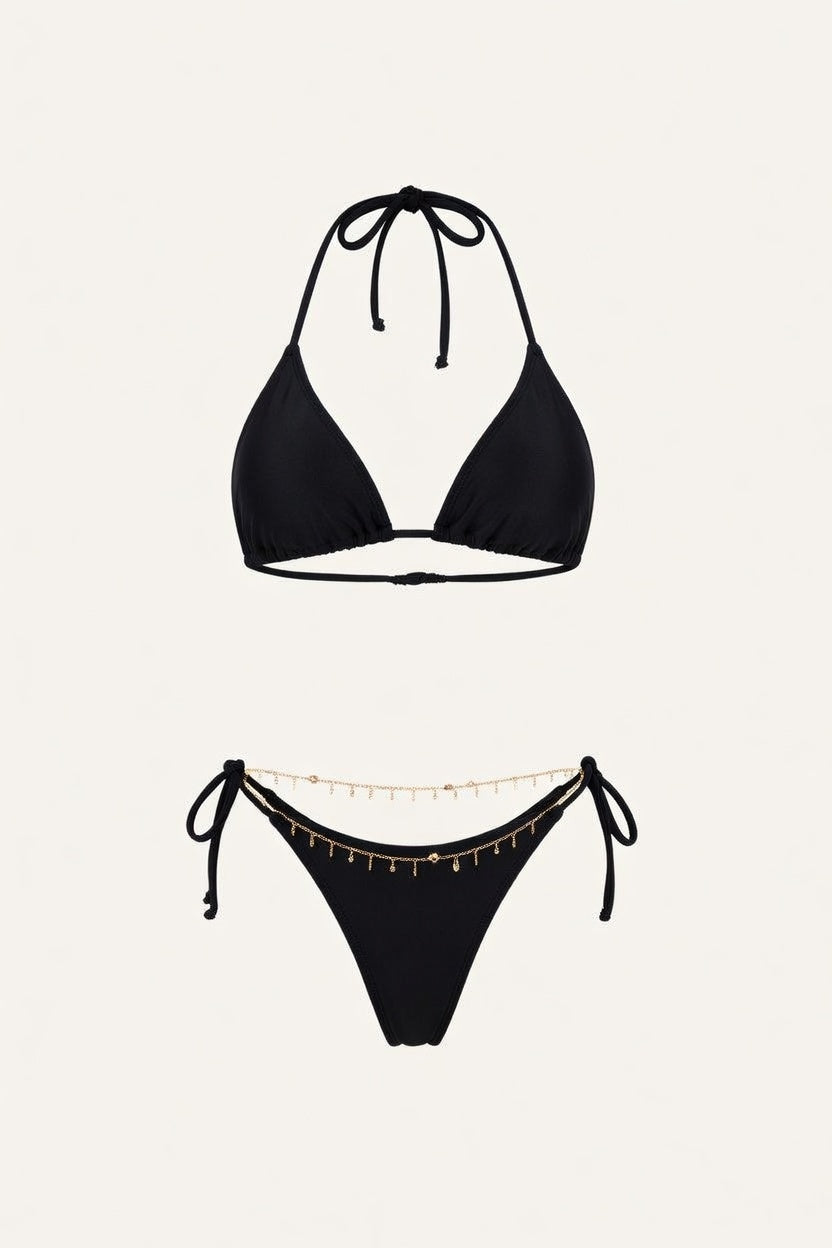 High-Waisted Bikini Set — front view