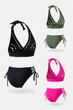 Halter Bikini Set — back view