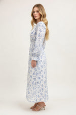 Printed Swing Dress — side view