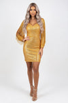 Sequin Tassel Mini Dress