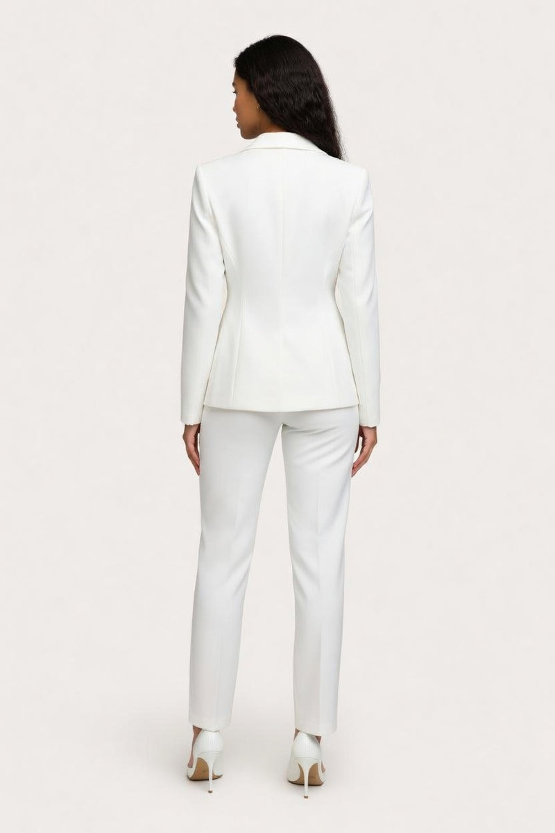 Structured Blazer Co-Ord Set — back view