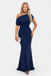 Off-Shoulder Column Dress